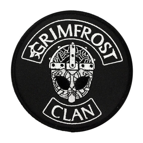 Grimfrost Clan Patch, Bestickt, Schwarz