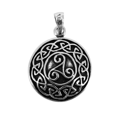 Pendants - Triskele Amulet, Silver - Grimfrost.com