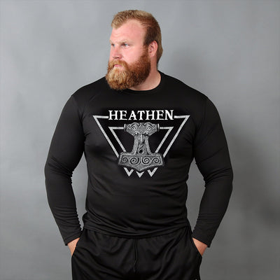 Longsleeves - Long-sleeve, Heathen, Black - Grimfrost.com