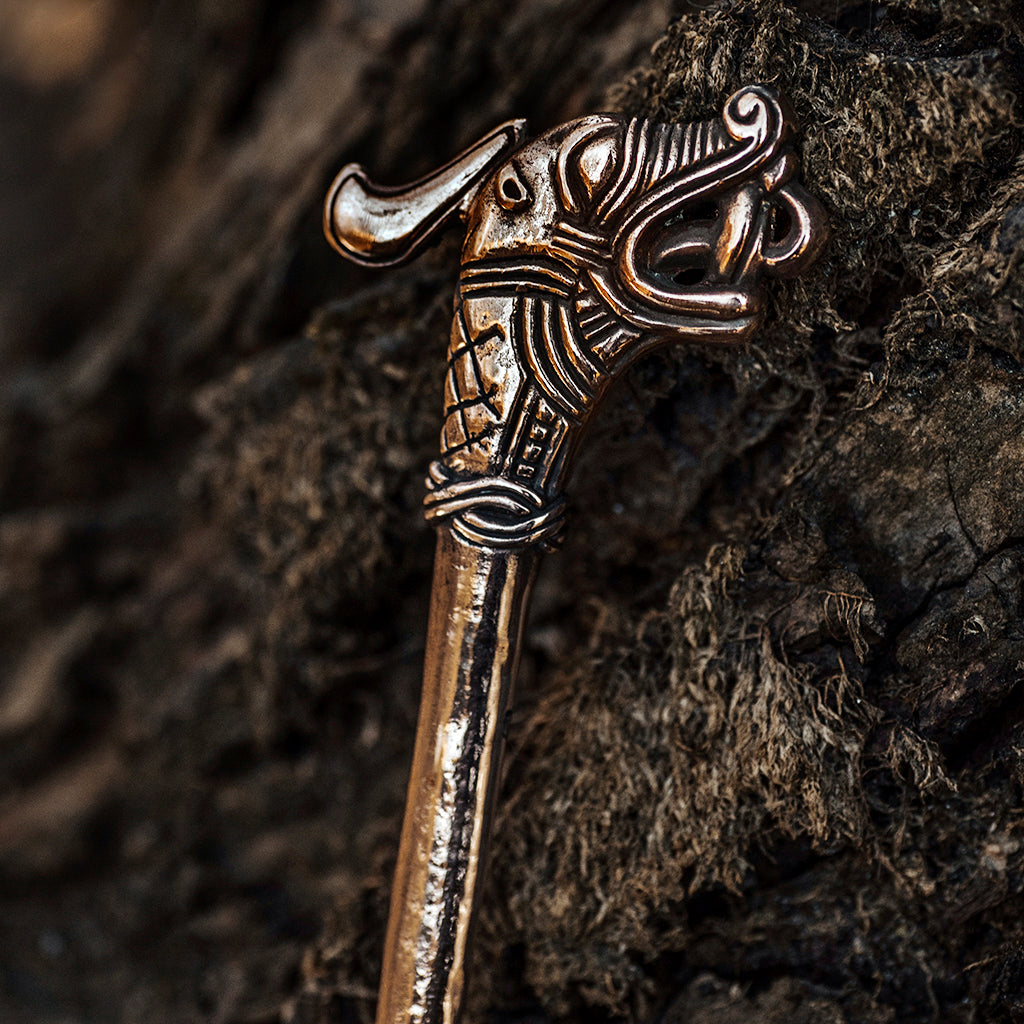 Hair Jewelry - Hedeby Hairpin, Bronze - Grimfrost.com