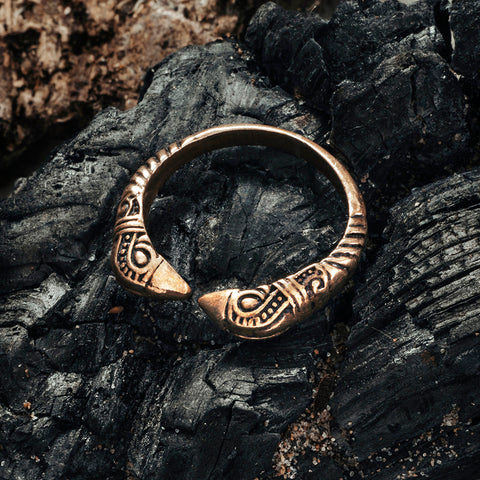 Hugin & Munin Ring, Bronze