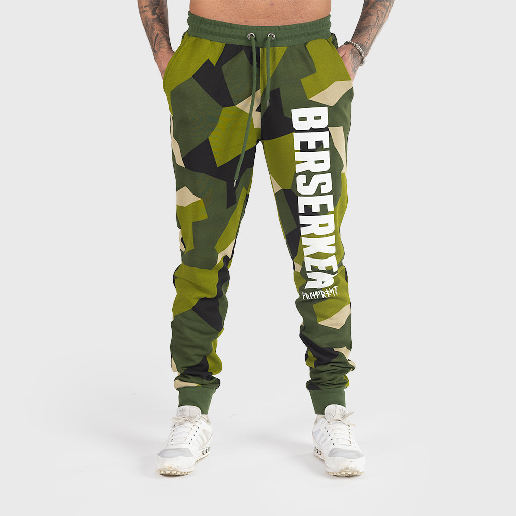 Premium Jogginghose, Berserker, M90 Grün Camo