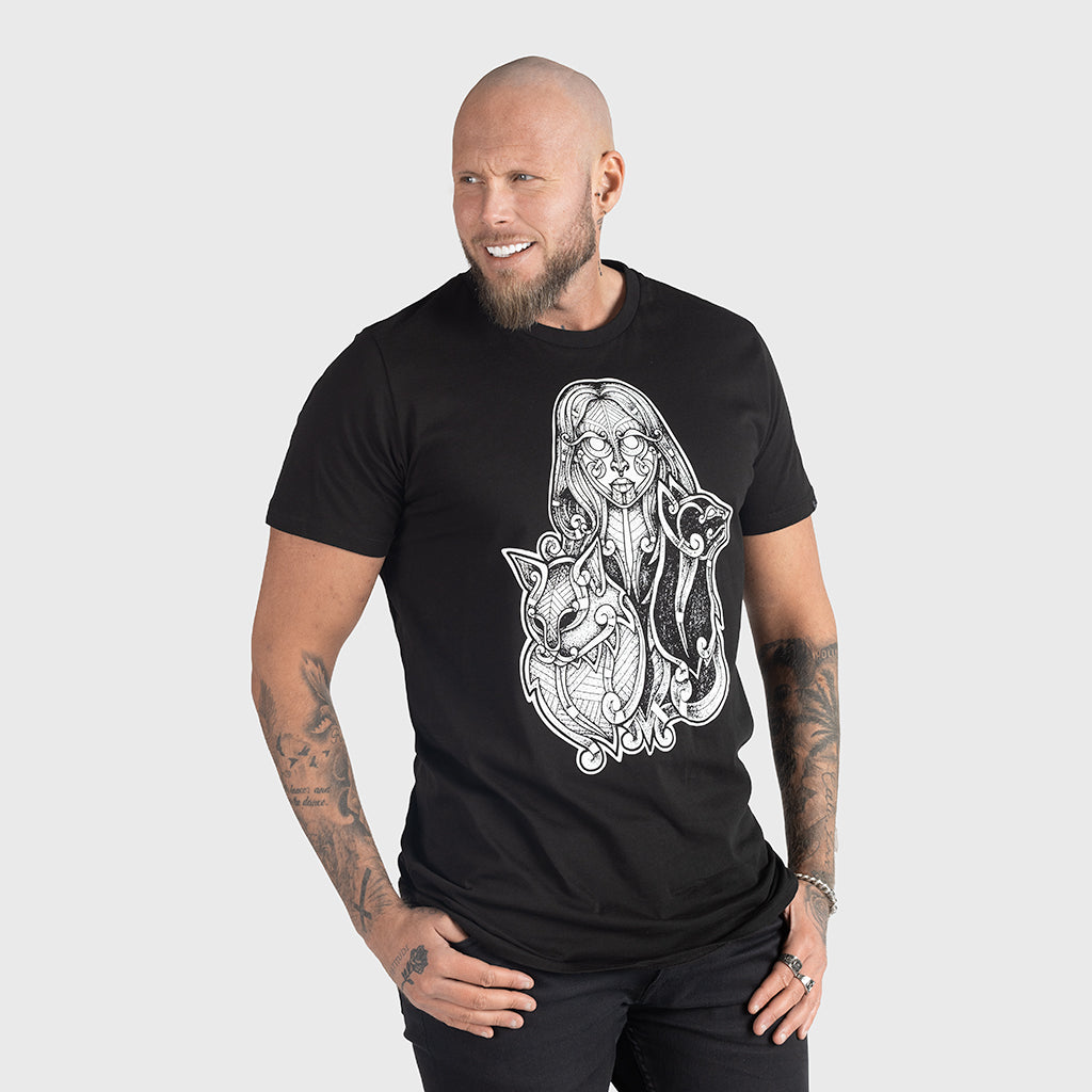 Premium Tee, Freyja, Schwarz