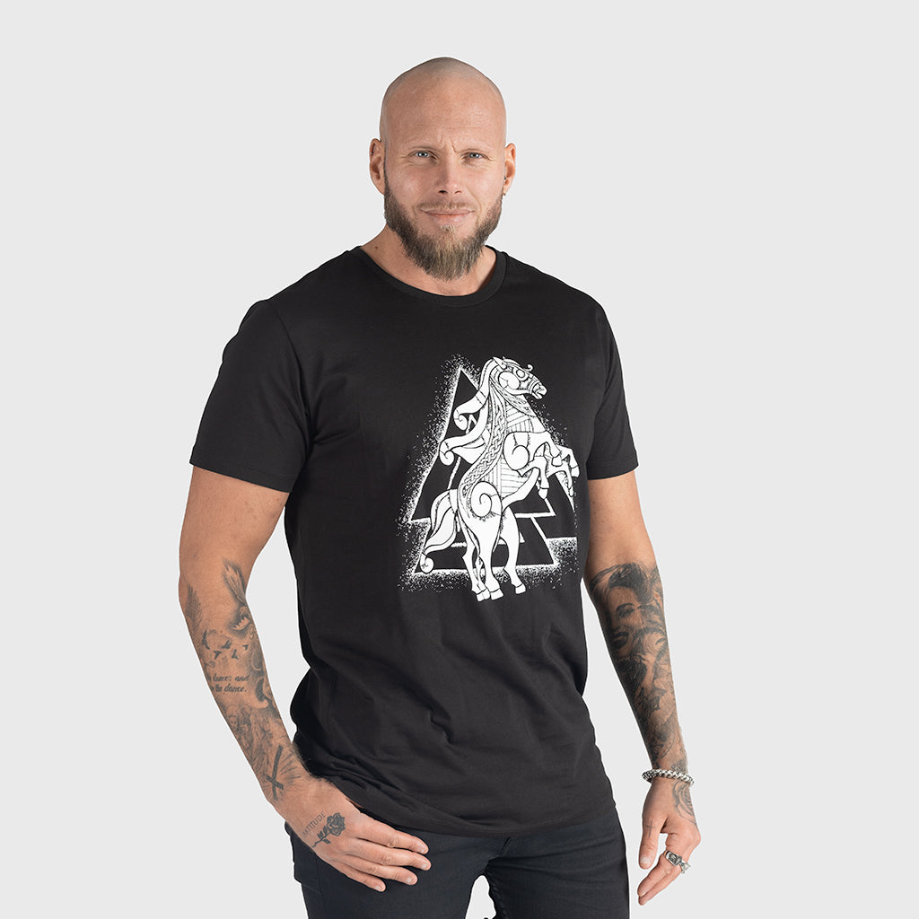 Premium Tee, Sleipnir, Schwarz