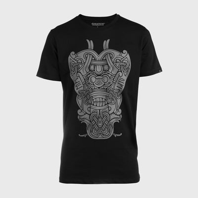 Premium Tee, Loki Mask, Schwarz