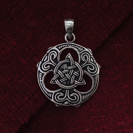Triquetra Amulett, Silber
