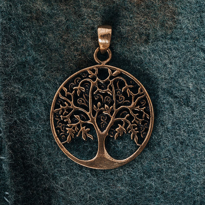 Pendants - Yggdrasil Pendant, Bronze - Grimfrost.com