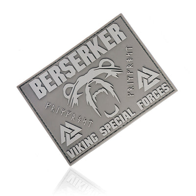 Patches - Berserker Morale Patch, PVC Velcro, Army Tan - Grimfrost.com