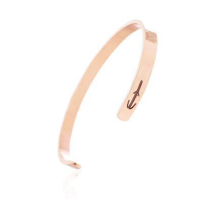 Arm Rings - Freyr & Freyja Classic Bracelet, Rose Gold Titanium - Grimfrost.com