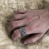 Knoten Ring, Silber