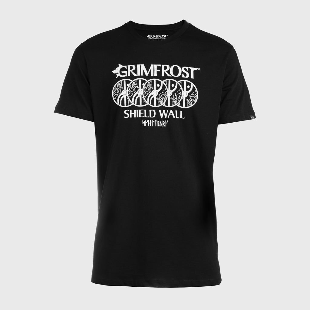 Premium Tee, Skjaldborg, Schwarz