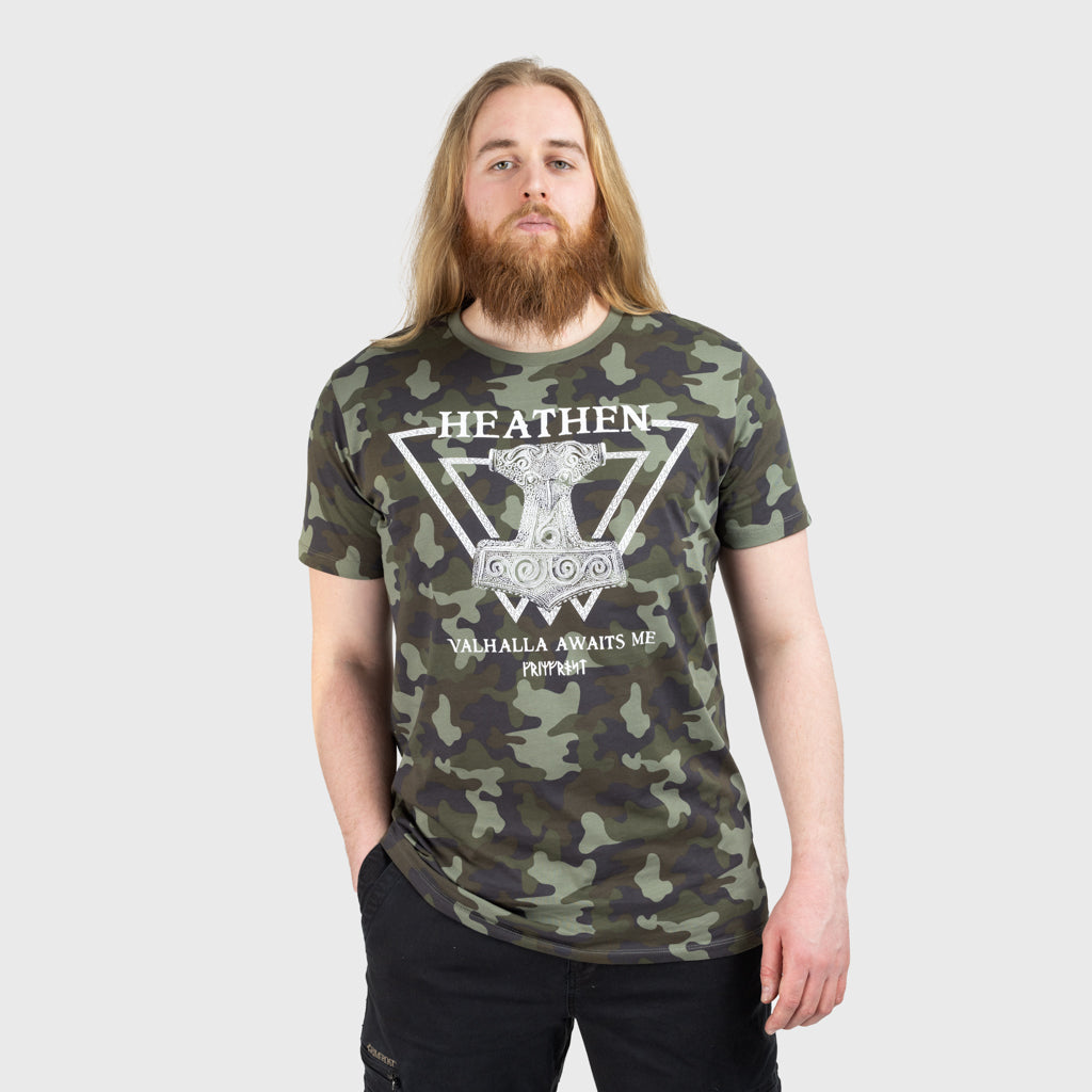 Premium Tee, Heathen, Camo