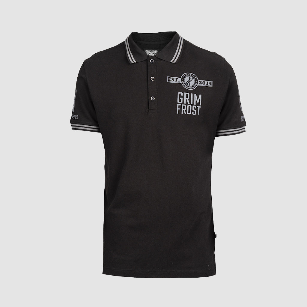 Polo Shirt, Team Grimfrost, Schwarz