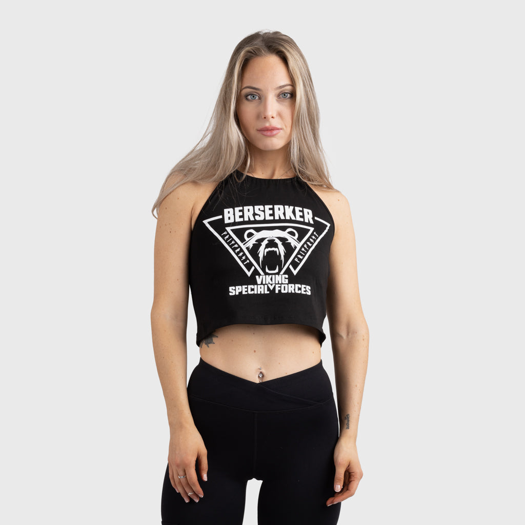 Crop Top, Berserker, Schwarz