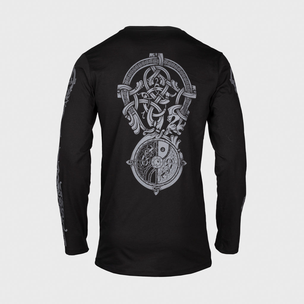 Premium Longsleeve, The Wolf, Schwarz