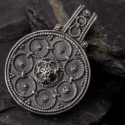 Premium Filigree Anhänger, Silber