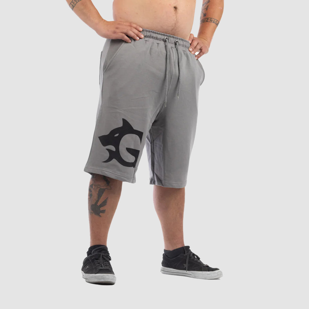 Premium Sweatshorts, Grimfrost, Grau