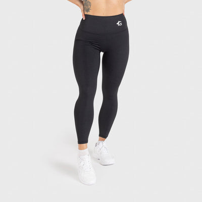 Seat Design Leggings, Schwarz