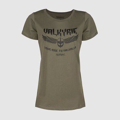 Damen Premium Tee, Valkyrie, Grün