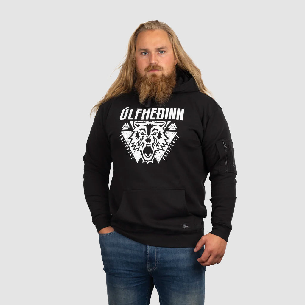 Premium Hoodie, Ulfhedinn, Schwarz